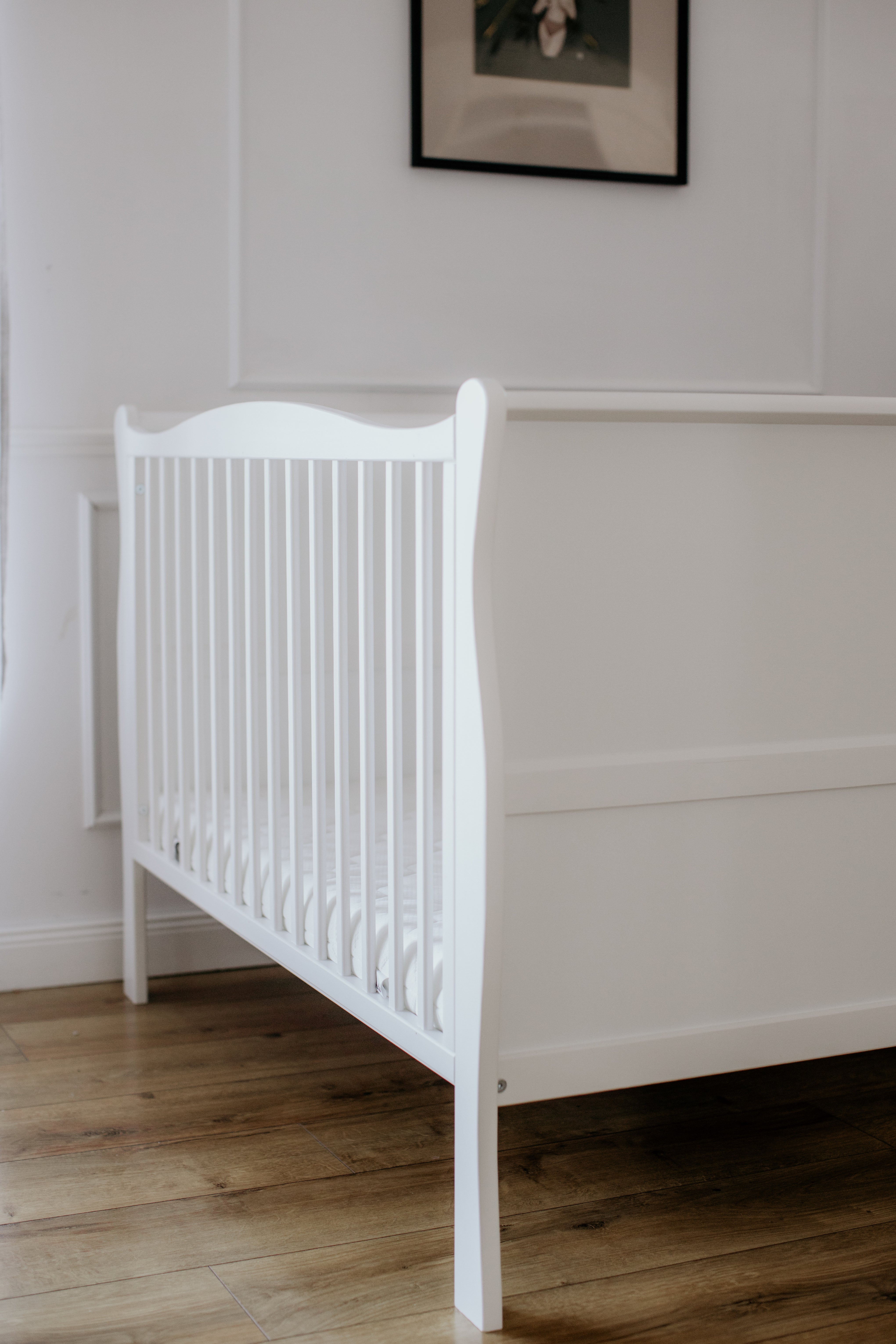 Woodies Noble Vintage Cot - White  - Hola BB