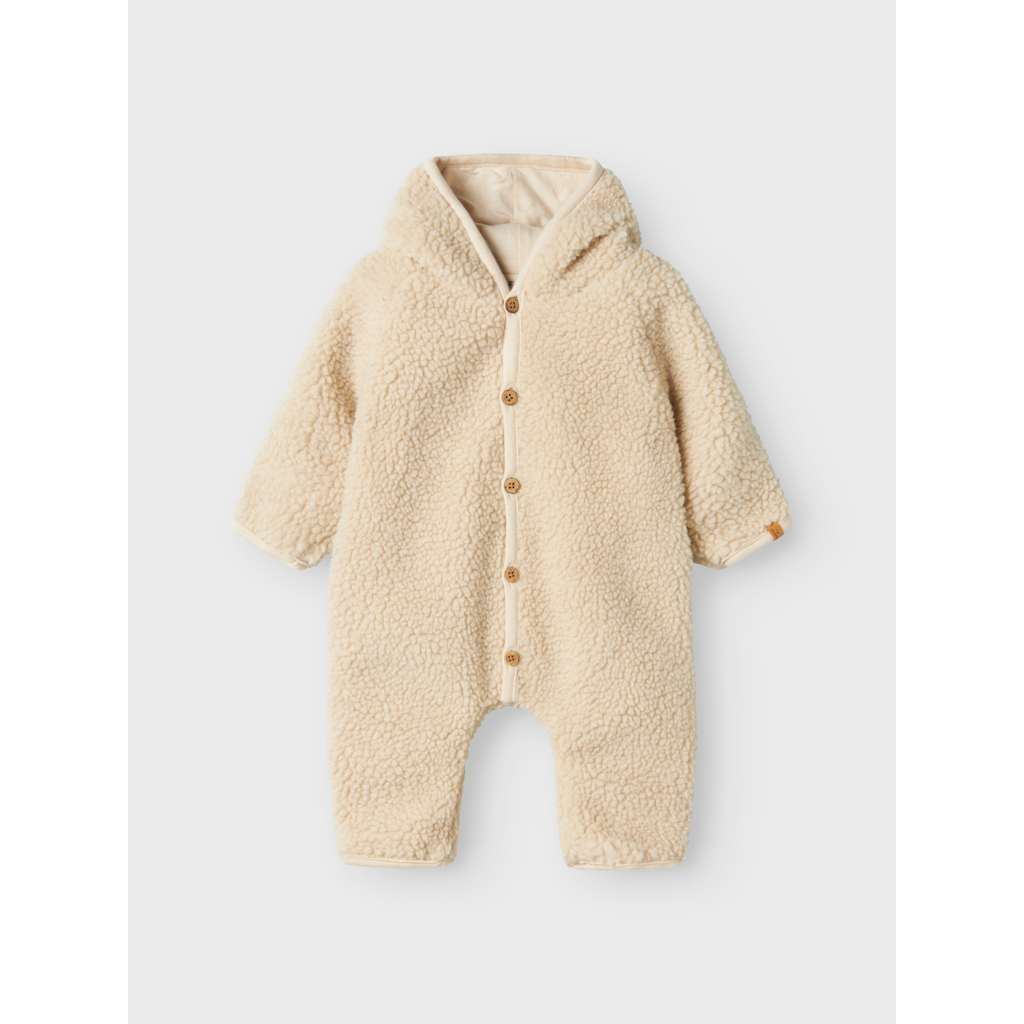 Lil' Atelier Naolin Sherpa Suit - Sandshell  - Hola BB