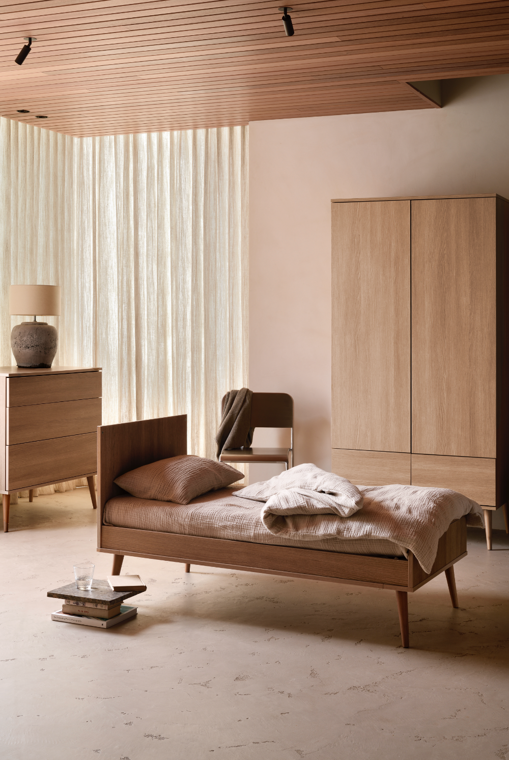 Flow Omkeerbare Bed - 140 x 70 cm - Honing Es