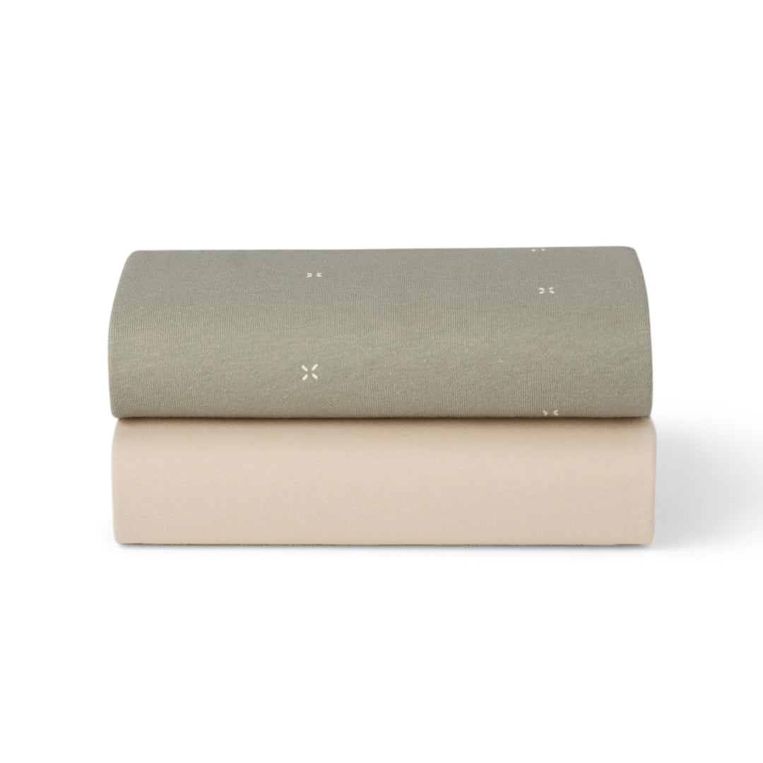 SnuzPod ve Beşik Uyumlu 2'li Lastikli Çarşaf Seti