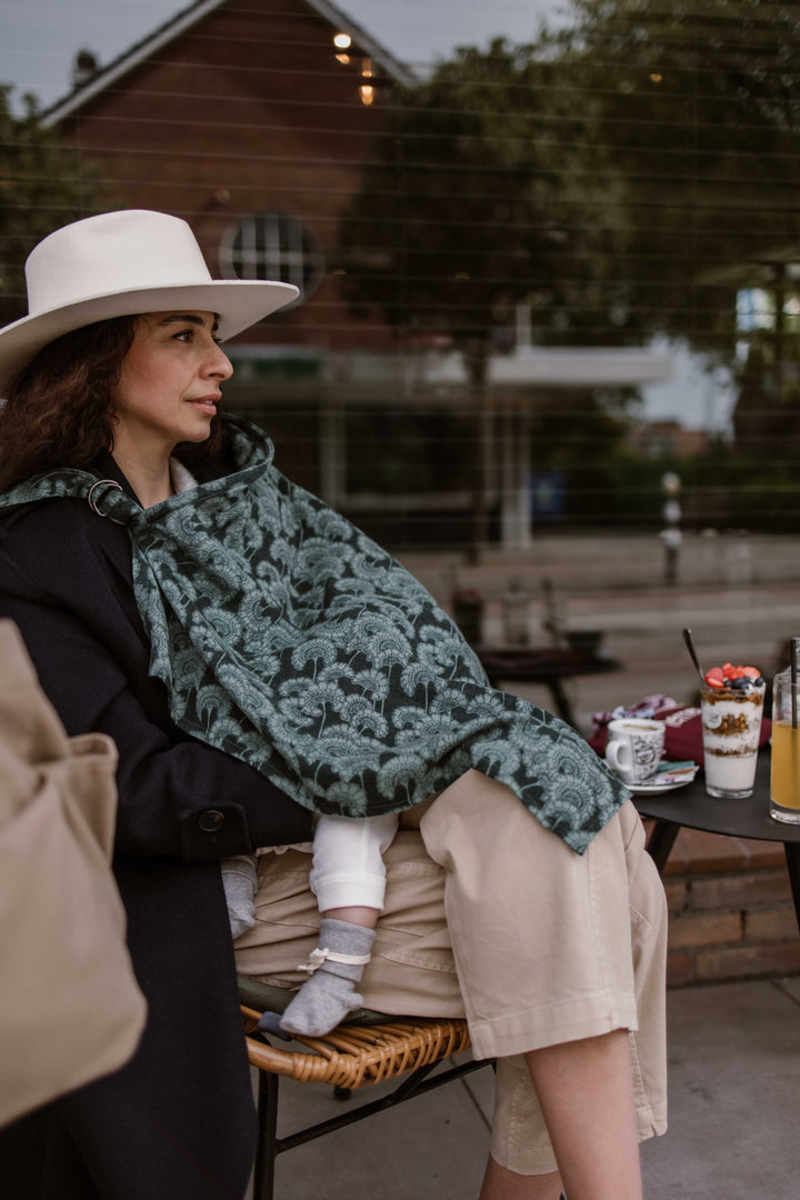 Lemej Amsterdam - Wool-silk Blend Feeding Shawl