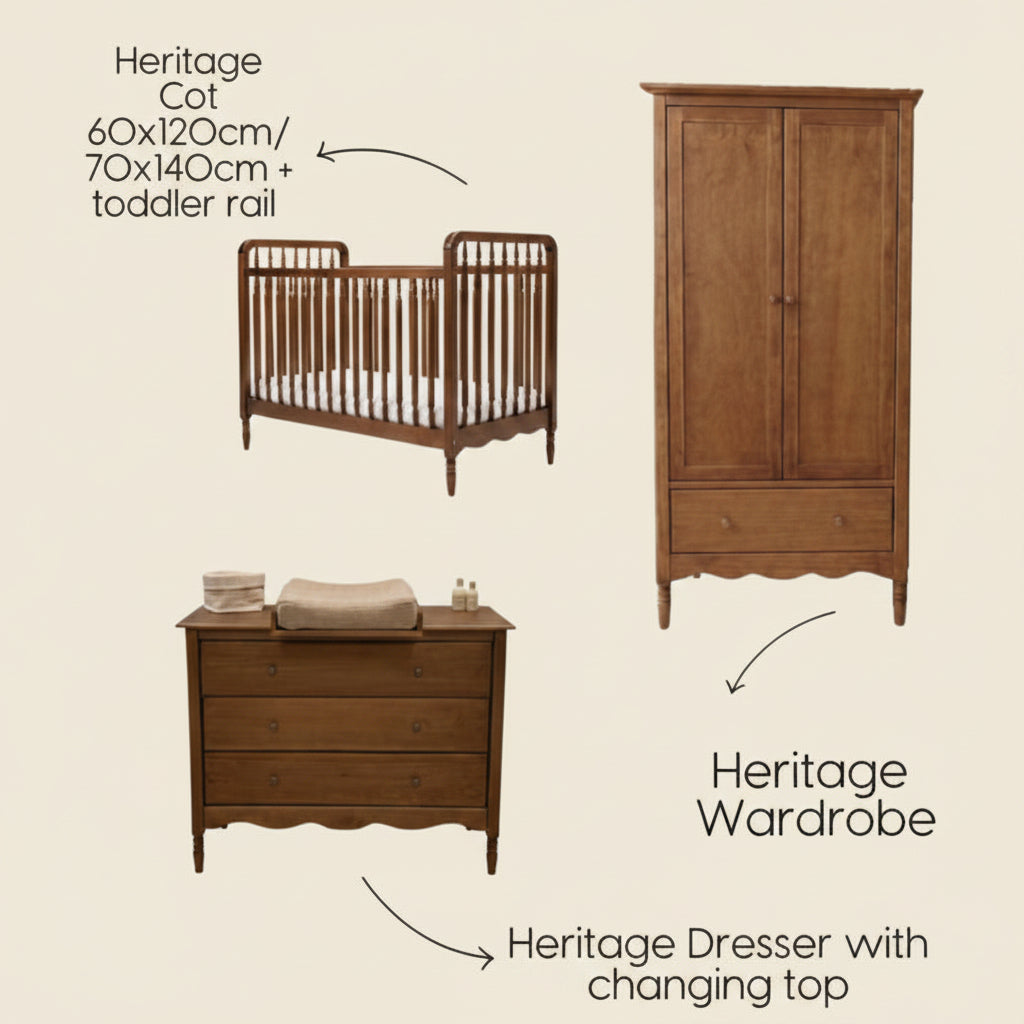Heritage Walnut - Kompletny „Pakiet Pokój” - mix & match*