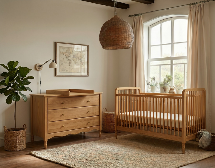 Heritage Vintage ledikant + peuterrail