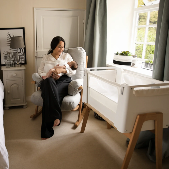 Крісло-гойдалка для годування Hера - Ячмінь