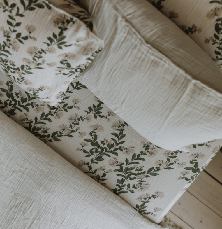 Drap housse en mousseline de coton, 70x140 cm