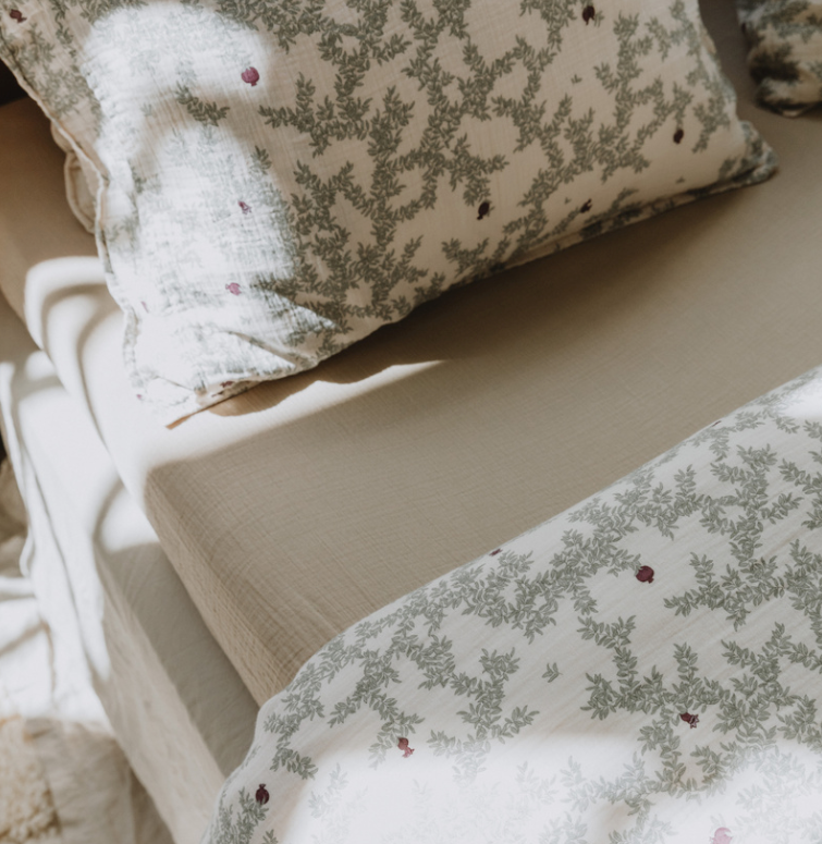 Drap housse en mousseline de coton, 70x140 cm