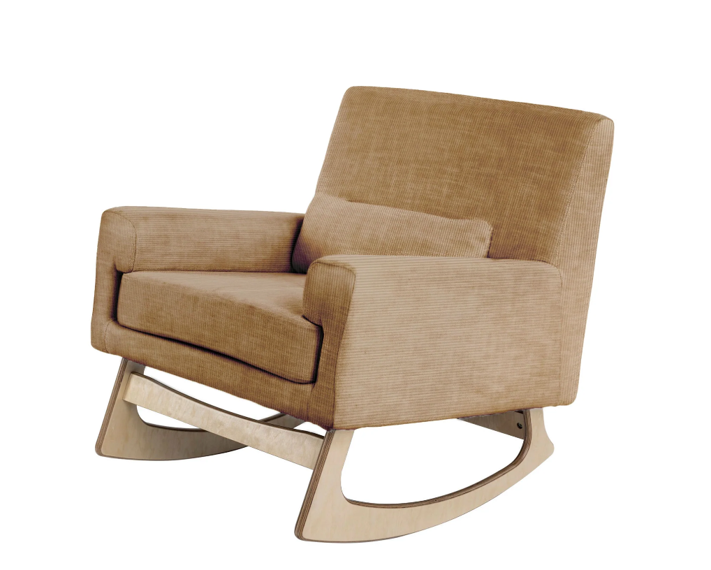 Sedia a Dondolo e per l'Allattamento Serena - Velluto a Coste