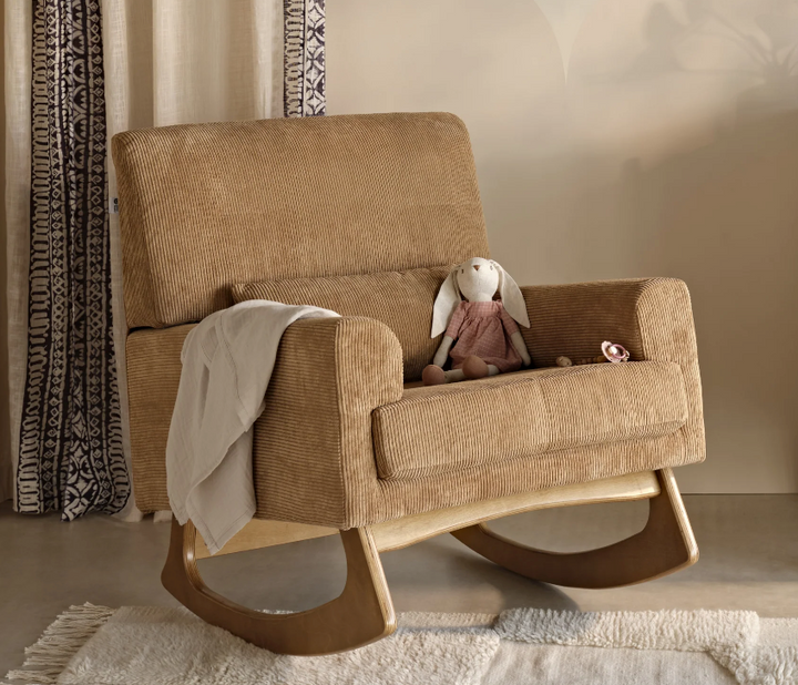 Sedia a Dondolo e per l'Allattamento Serena - Velluto a Coste