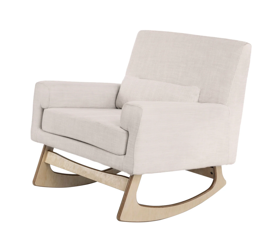 Sedia a Dondolo e per l'Allattamento Serena - Velluto a Coste