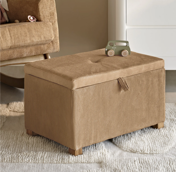 Tabouret Serena – Chêne et Velours Côtelé