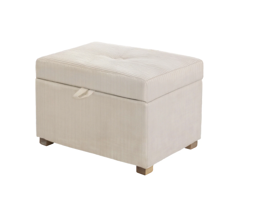 Tabouret Serena – Chêne et Velours Côtelé