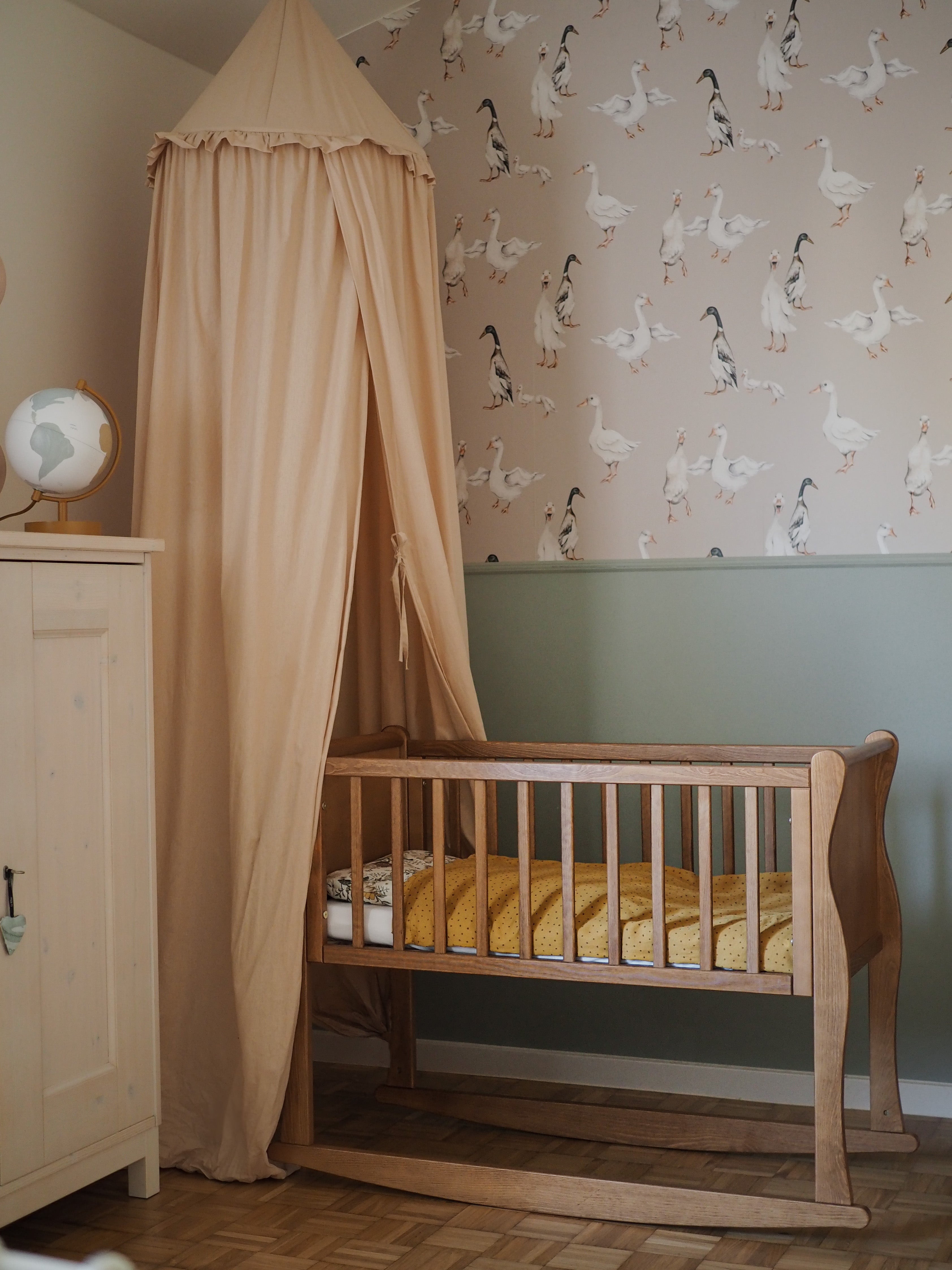 Woodies Noble Mini Crib 90x40cm - Vintage  - Hola BB