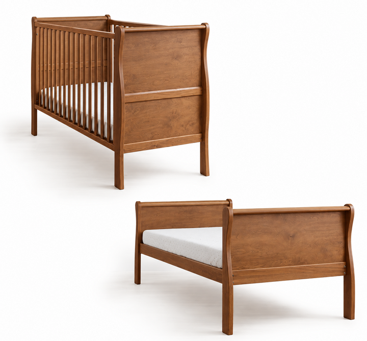 Woodies Noble 2 in 1 Lettino Trasformabile 70x140cm - Vintage