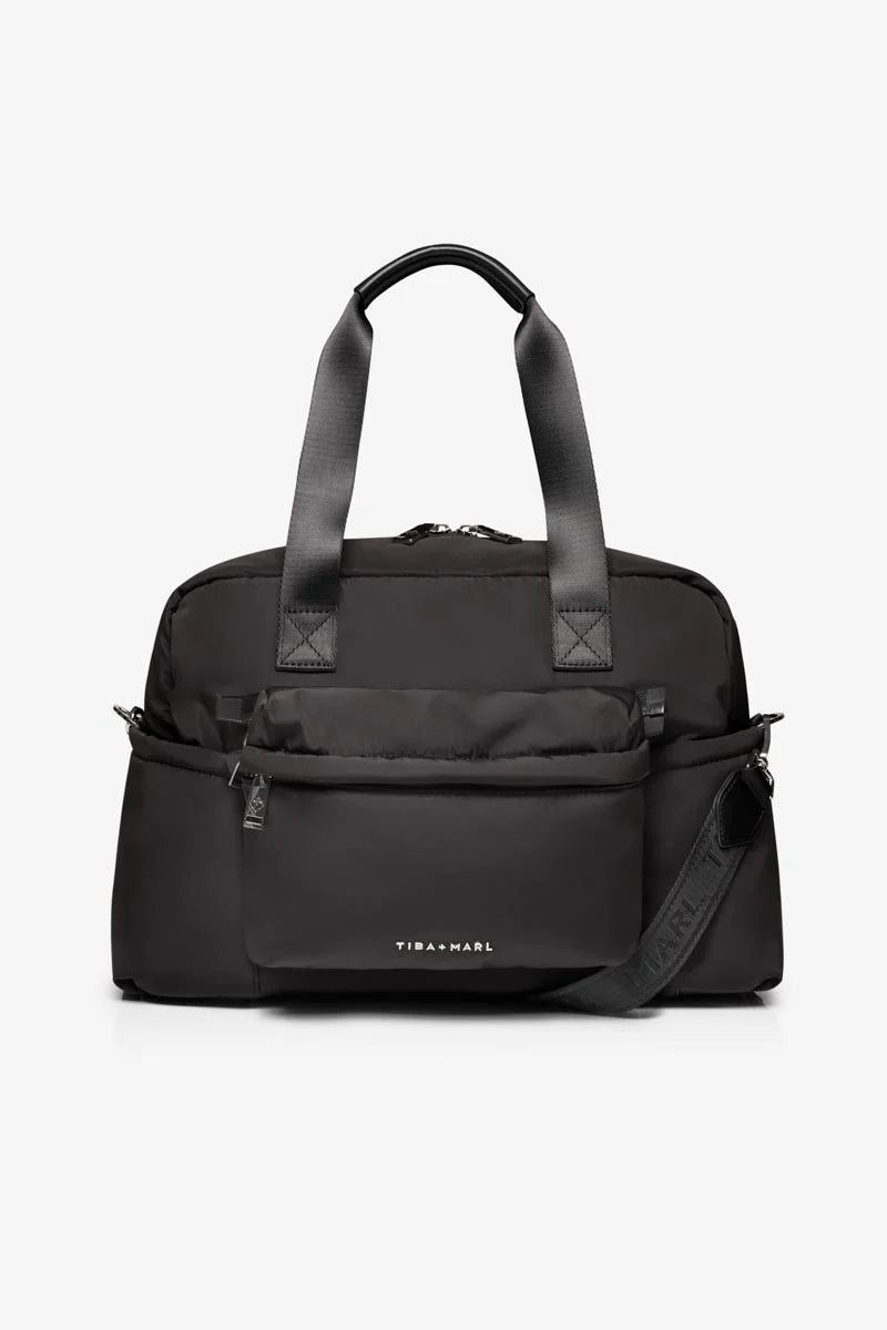 Tiba + Marl Phoenix Eco Holdall Changing Bag Black  - Hola BB