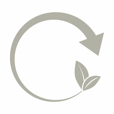 Circular arrows icon symbolising repair and reuse