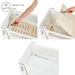 Gaia Baby Hera Co-sleep Crib - Natural Ash | Walnut  - Hola BB