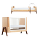 Gaia Baby Hera Cot Bed - Natural Ash | Walnut  - Hola BB