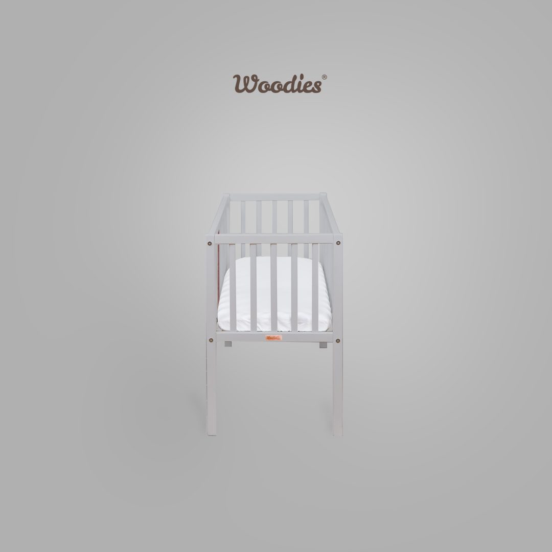 Woodies Stardust Crib - Grey  - Hola BB