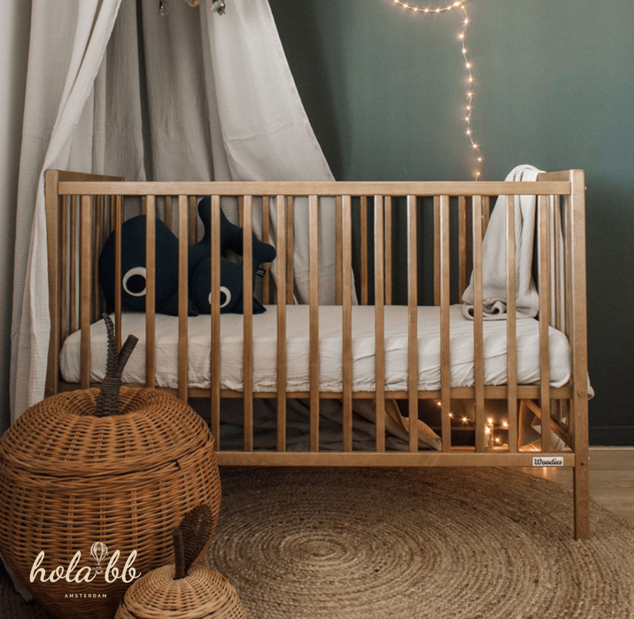 Woodies Stardust Cot - Vintage  - Hola BB