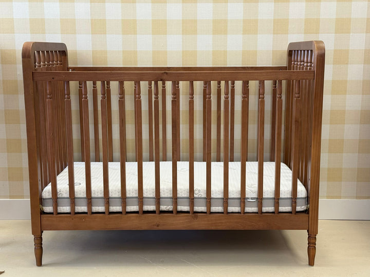 Heritage Vintage Ledikant met Peuterhekje - Walnoot