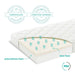 Woodies Premium latex cot mattress 80x160cm  - Hola BB