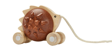 Plantoys Pull along Hedgehog - Brown  - Hola BB