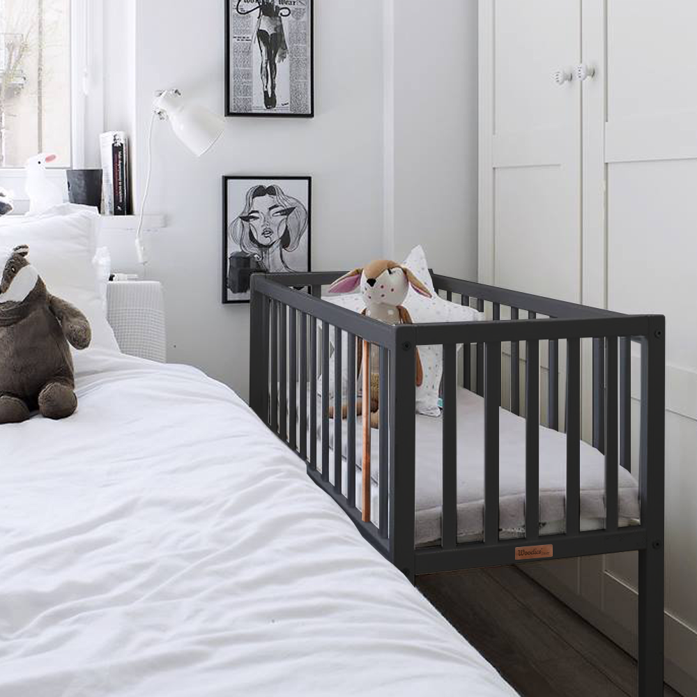 Woodies Stardust Crib - Anthracite  - Hola BB