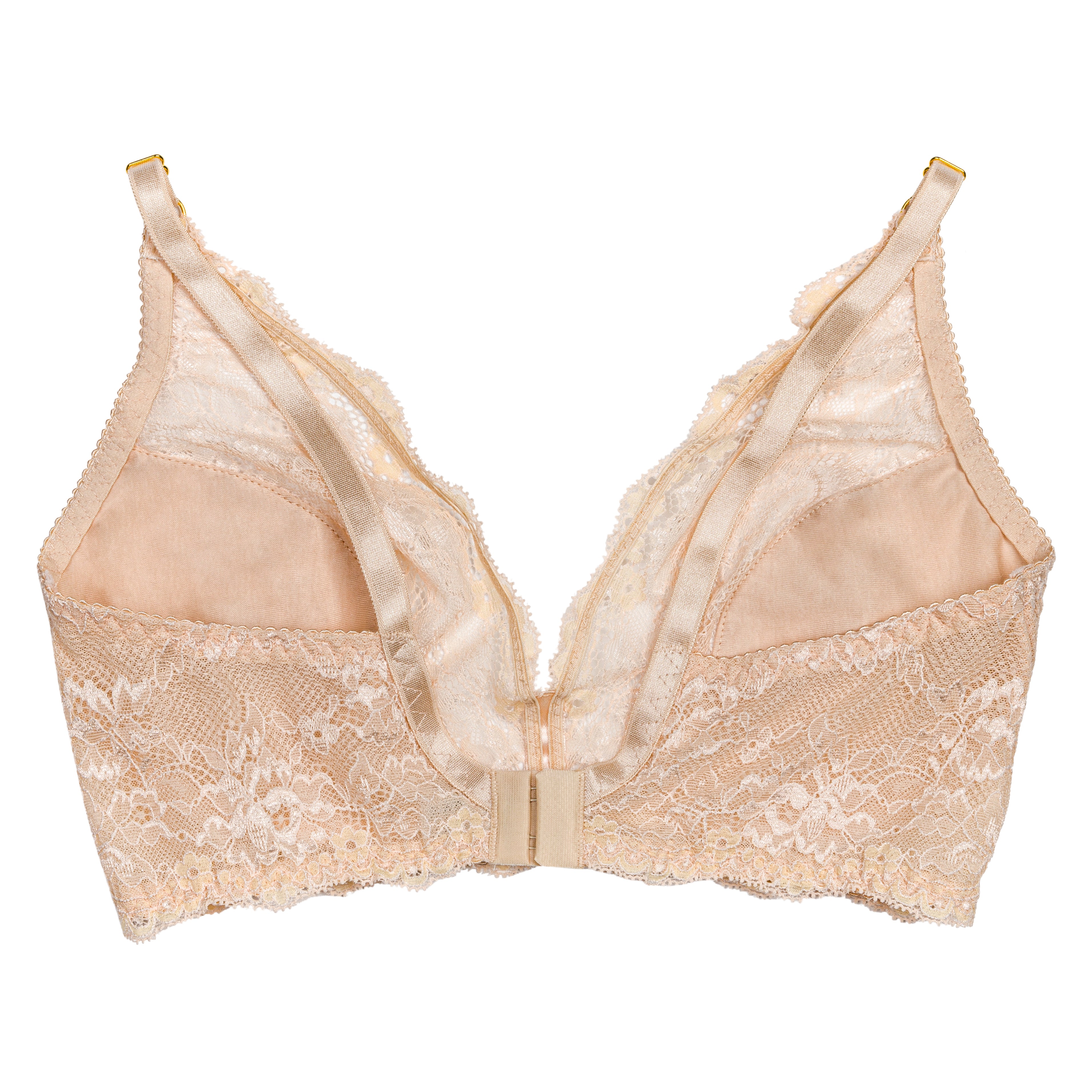 Miracle Makers Lace Bralette - Champagne  - Hola BB