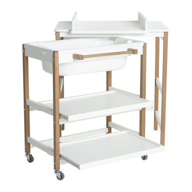 Quax Quax Changing Table With Tub Smart - White Natural  - Hola BB