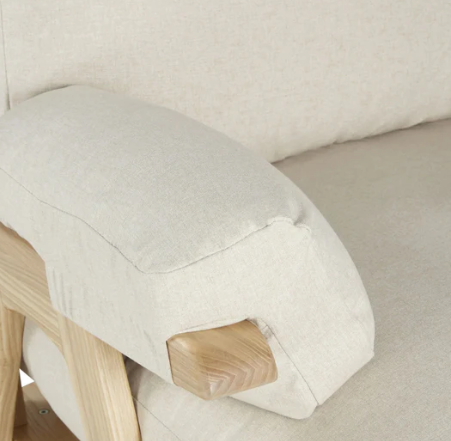 Gaia Baby Hera Rocking & Nursing Chair - Barley | Natural Ash  - Hola BB