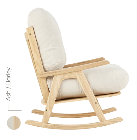 Gaia Baby Hera Rocking & Nursing Chair - Barley | Natural Ash  - Hola BB