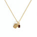 MAYLI Gold Birth Stone Initial Pendant - Multiple stones  - Hola BB