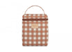 Nobodinoz Hyde park insulated baby bottle and lunch bag Terracota Checks - Hola BB