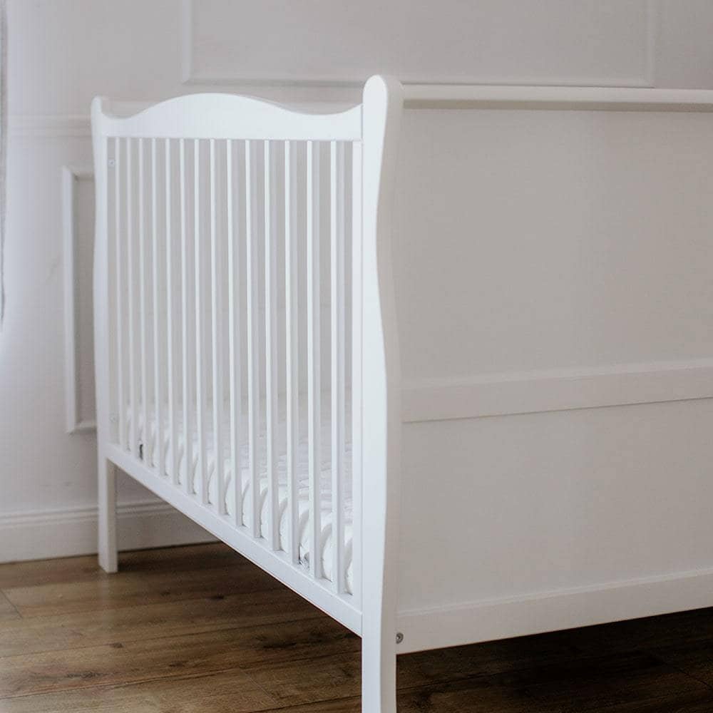 Woodies Noble 2 in 1 Cot Bed 70x140cm - White  - Hola BB